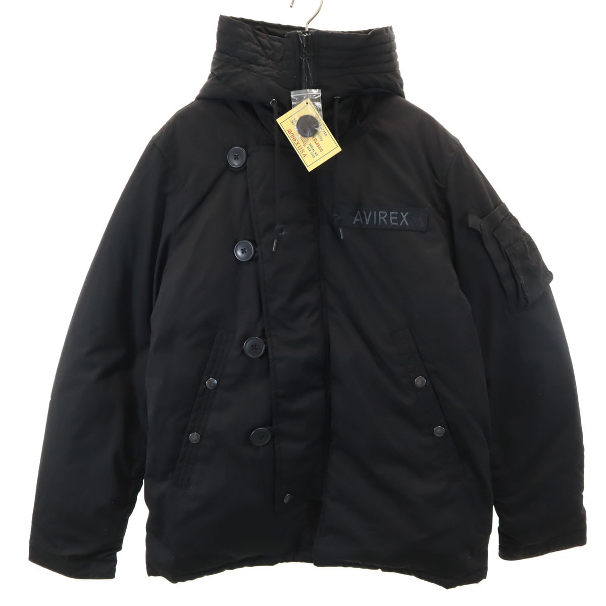 未使用 AVIREX アヴィレックス N-2B フライトジャケット M ブラック 中綿