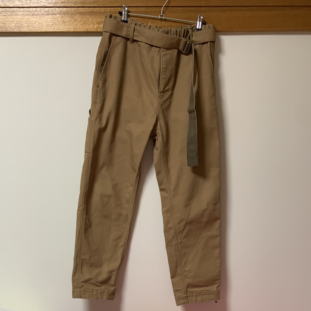 Carhartt WIP x sacai Canvas Pants "Beige"