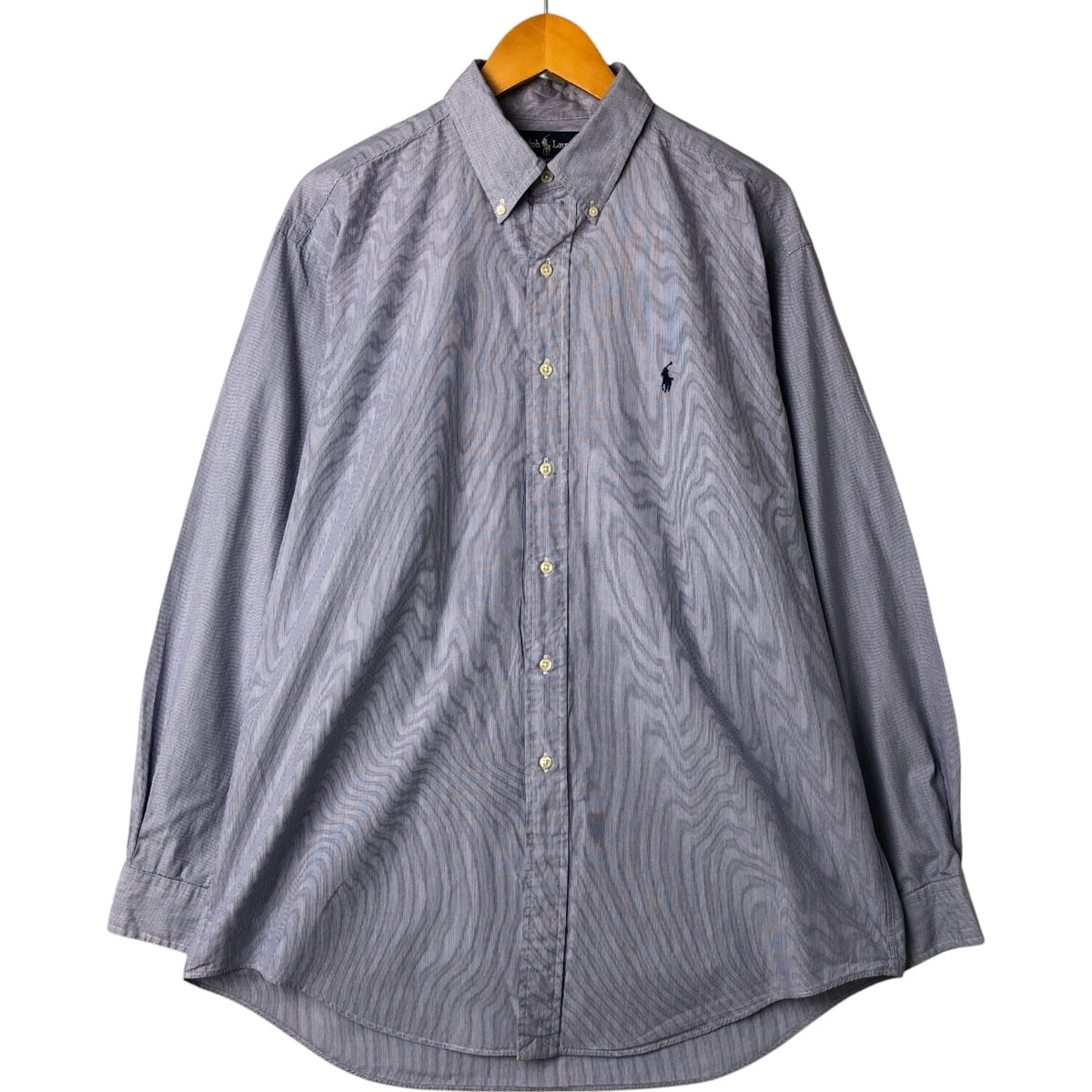 古着 ラルフローレン Ralph Lauren YARMOUTH 長袖 ボタンダウンストライプシャツ メンズXL相当/eaa547835