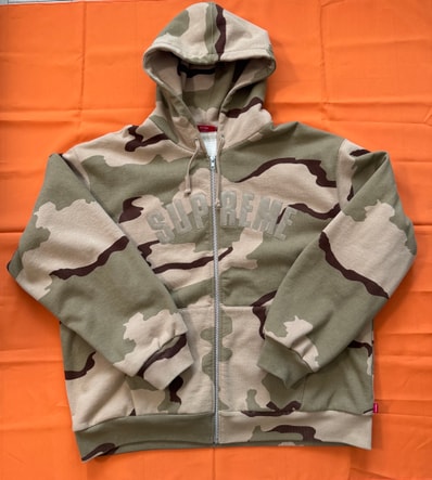 Supreme Arc Thermal Zip Up Hooded Sweatshirt "Desert Camo"