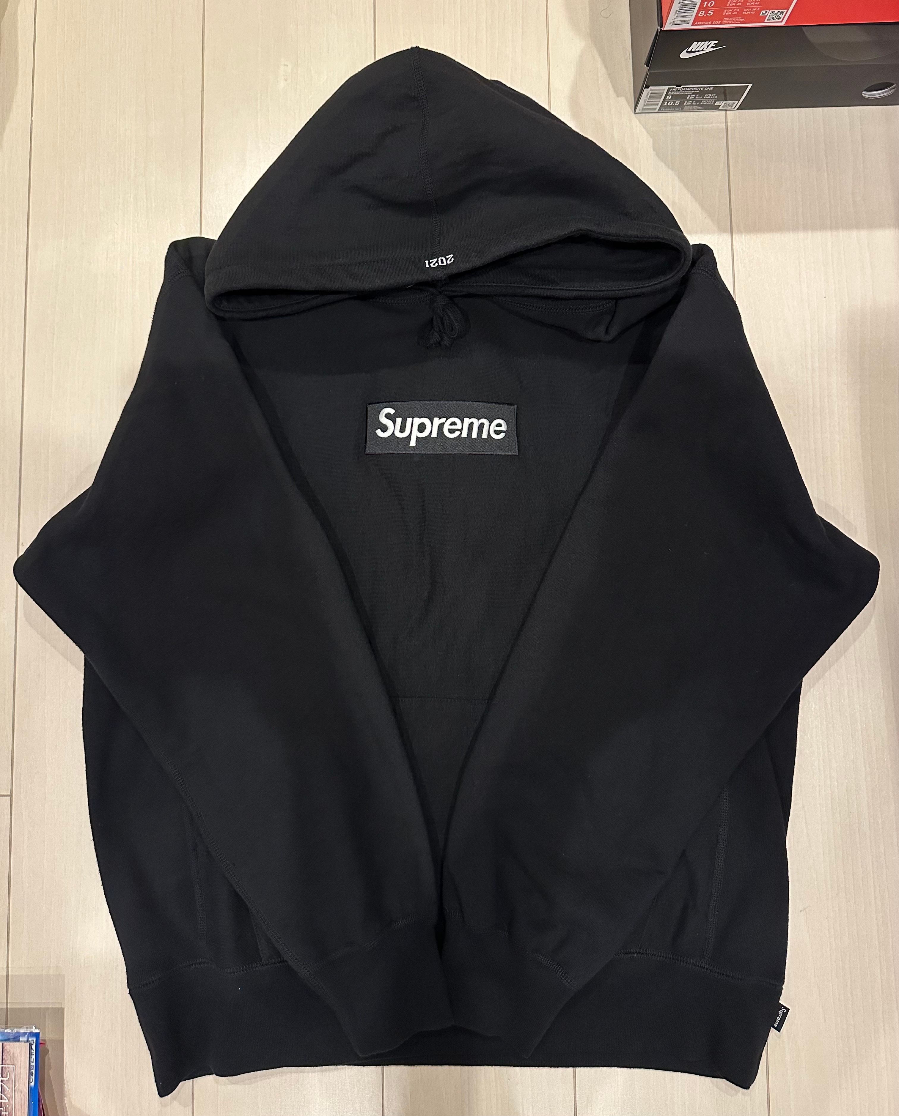 Supreme Box Logo Hooded Sweatshirt "Black" (21FW)