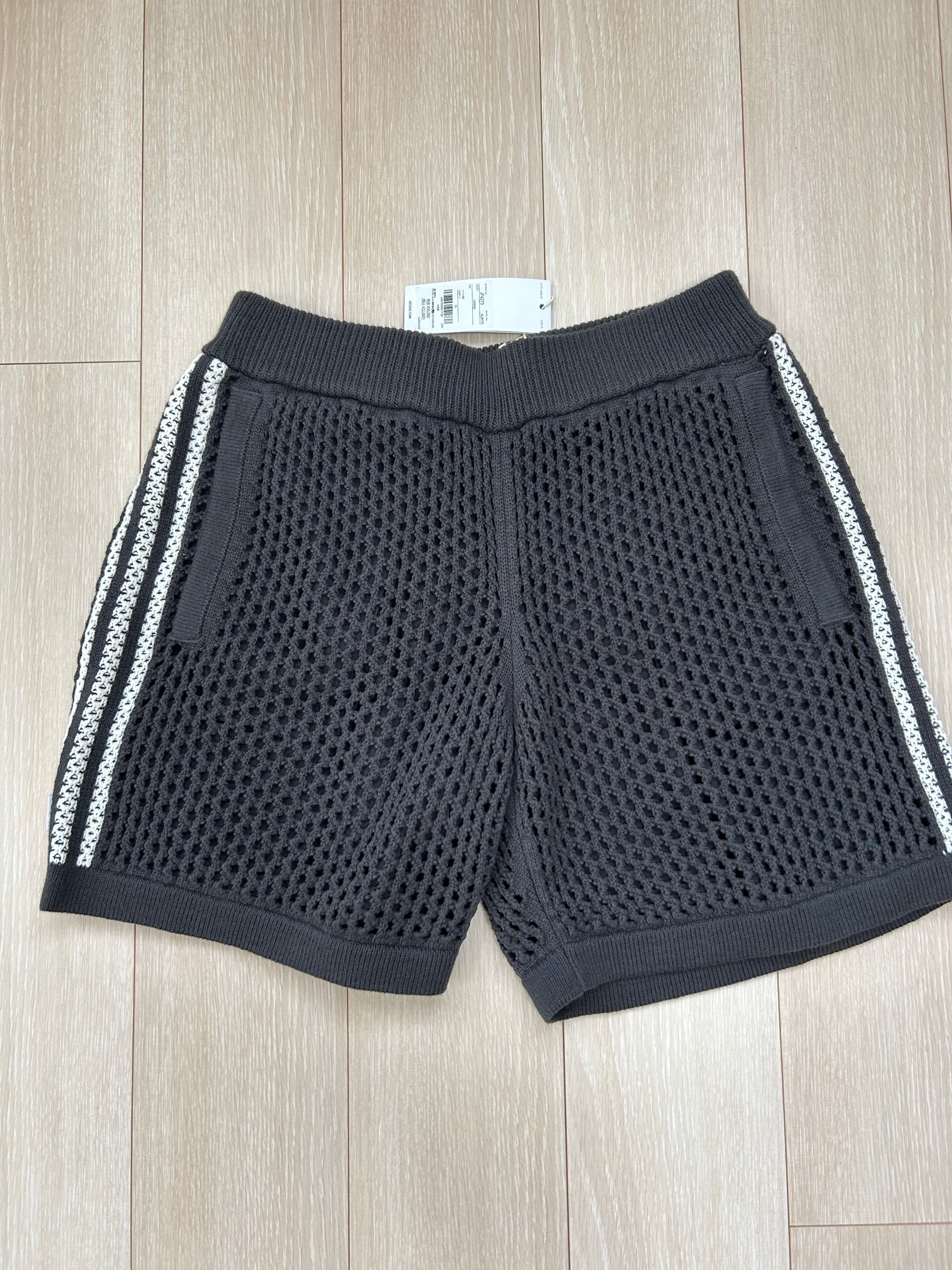 adidas x CLOT Crochet Shorts "Carbon"