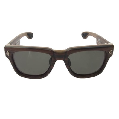 CHROME HEARTS クロムハーツ(原本無) サングラス LILITH ステンシルウッドフレーム サングラス 眼鏡 ブラウン系 56□18-144【美品】【中古】