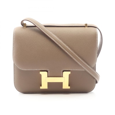 エルメス HERMES コンスタンス3 ミニ エトゥープ ショルダーバッグ バッグ ヴォーエプソン ヴォーエプソン K刻印(2025年製造) レディース ベージュ系 083905CC 【中古】