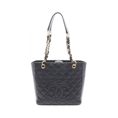シャネル CHANEL マトラッセ PST トートバッグ バッグ キャビアスキン(グレインドカーフ) レディース ブラック系 A50994 【中古】