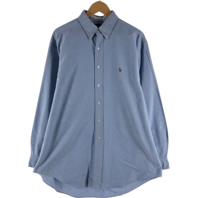 古着 ラルフローレン Ralph Lauren CLASSIC FIT 長袖 ボタンダウンシャツ メンズXL相当 オックスフォード/eaa526269