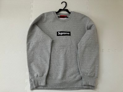 Supreme Box Logo Crewneck "Heather Grey" (22FW)