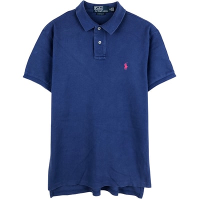 古着 ラルフローレン Ralph Lauren POLO by Ralph Lauren CUSTOM FIT 半袖 ポロシャツ メンズM相当/eaa622667