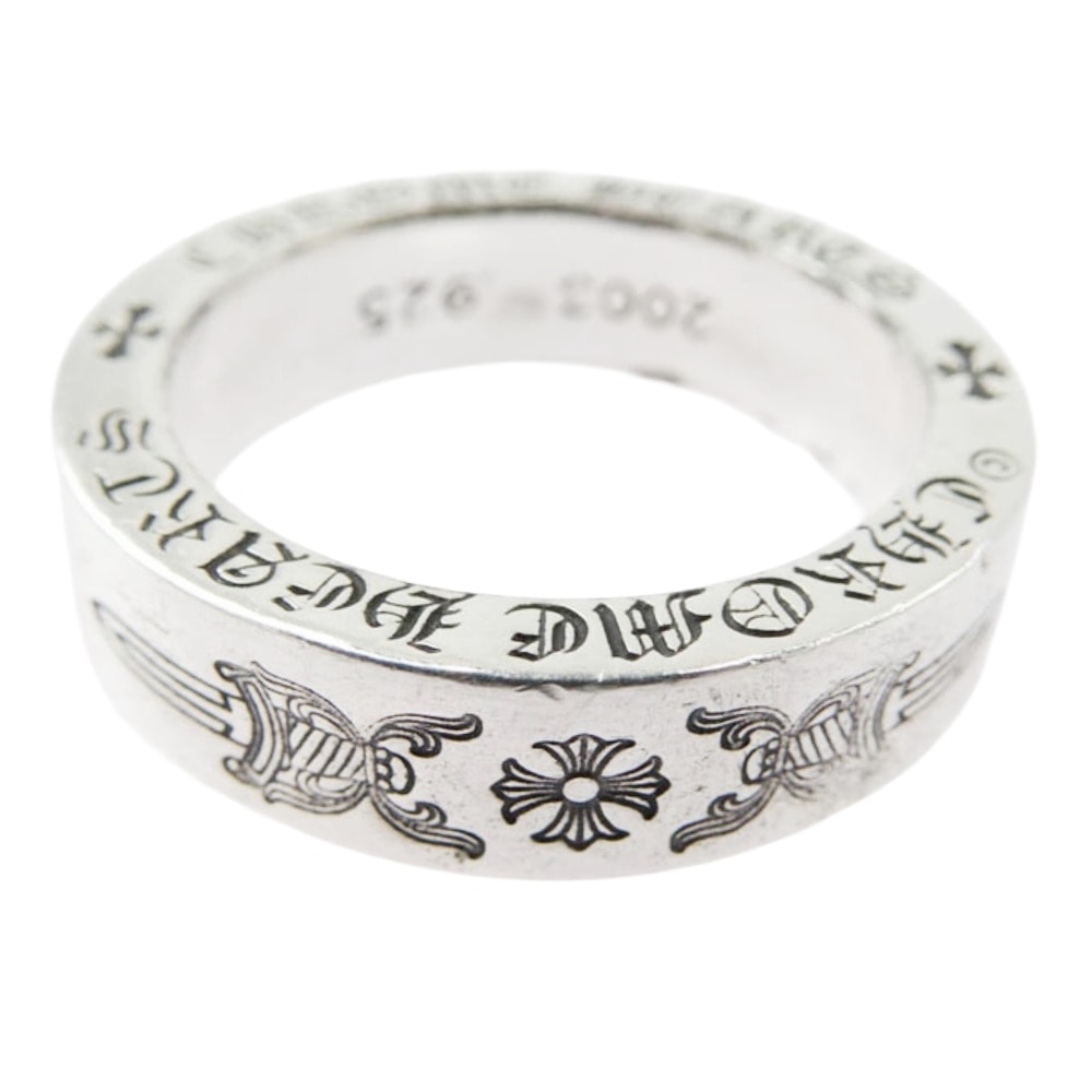 Chrome Hearts Spacer Ring 6mm Dagger Plus "Silver"