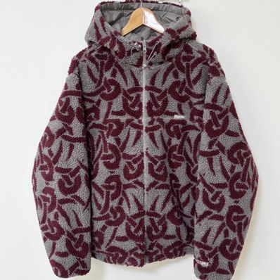 Supreme Celtic Knot Reversible WINDSTOPPER Fleece Hooded Jacket "Grey"