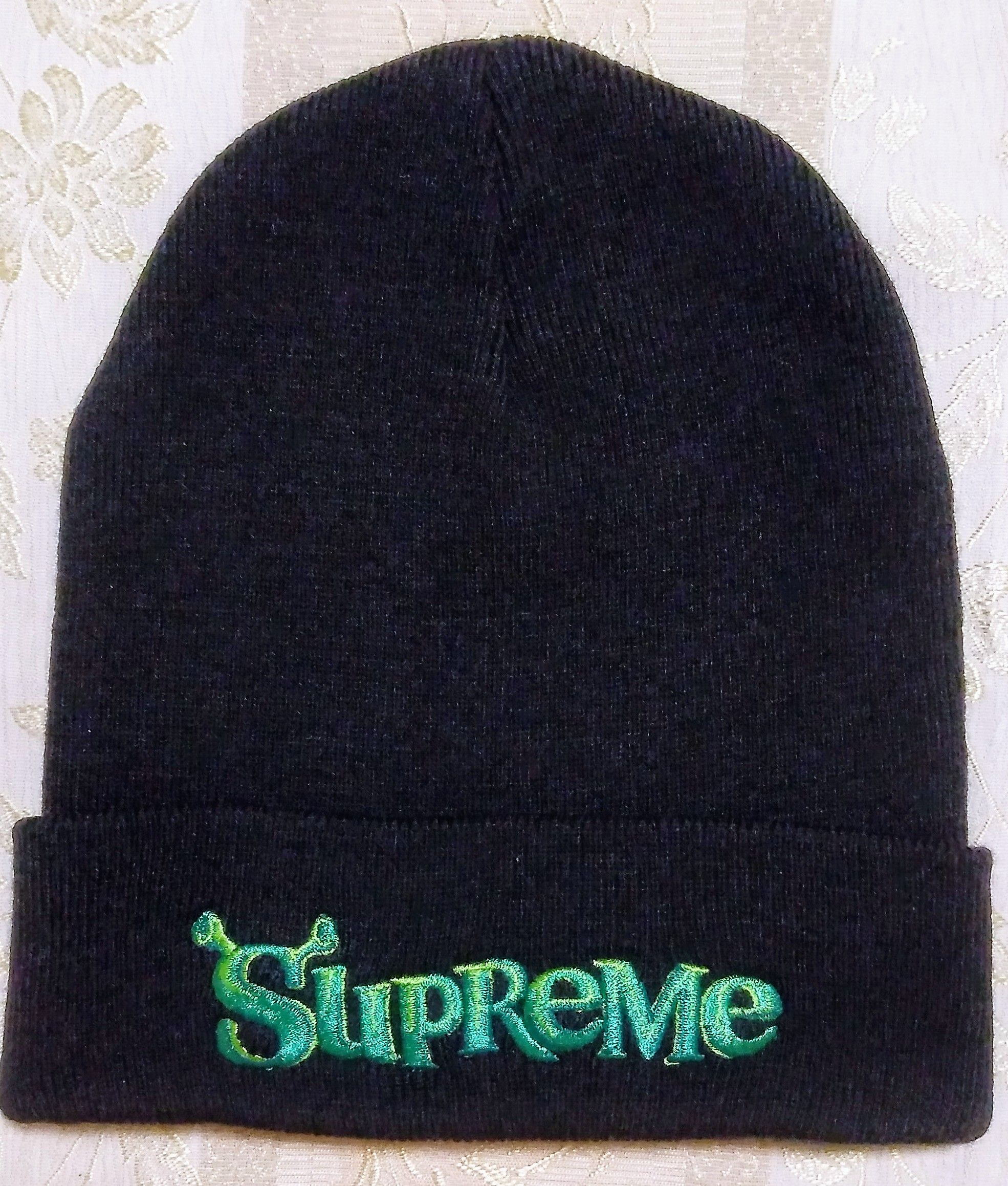 Supreme Shrek Beanie "Black"