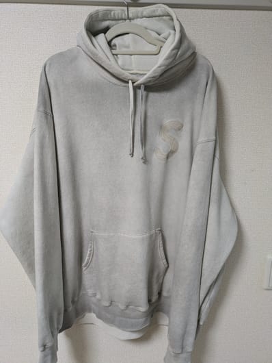 Supreme Overdyed S Logo Hooded Sweatshirt "Natural"