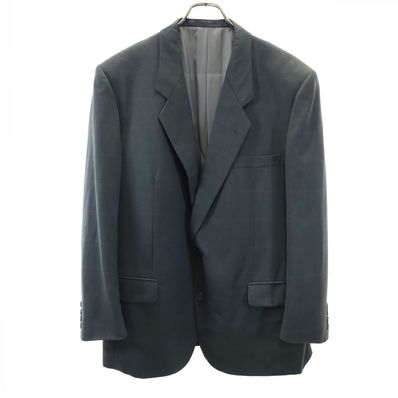 Christian Dior クリスチャンディオール 90s ウール オールド 長袖 テーラードジャケット 103-98-175 グレー系