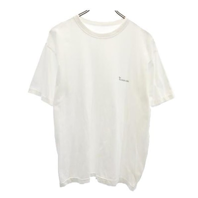 Y's BANG ON! ワイズ バングオン 日本製 ロゴ プリント 半袖 Tシャツ 2 白 ヨウジヤマモト