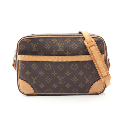 ルイ・ヴィトン LOUIS VUITTON トロカデロ27 ショルダーバッグ バッグ PVCコーティングキャンバス レザー モノグラム レディース ブラウン系 M51274 【中古】