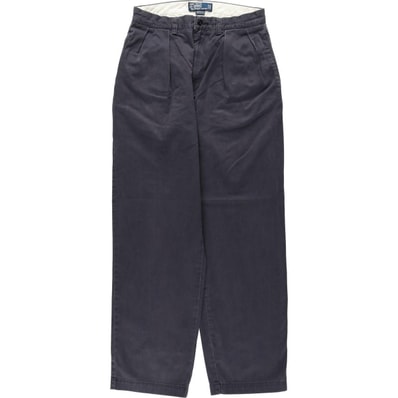 古着 ラルフローレン Ralph Lauren POLO by Ralph Lauren ANDREW PANT ツータック チノパンツ メンズw29相当/eaa650941