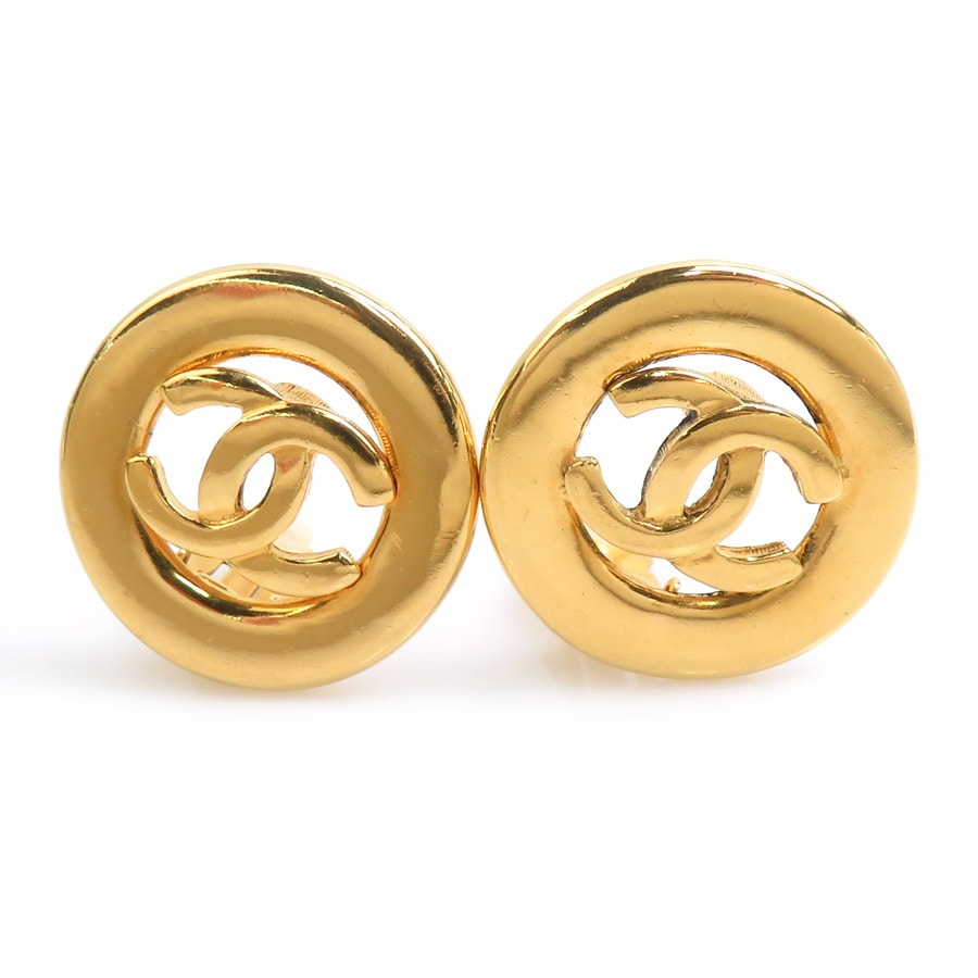 シャネル CHANEL イヤリング ココマーク メタル ゴールド レディース【中古】 e62214k