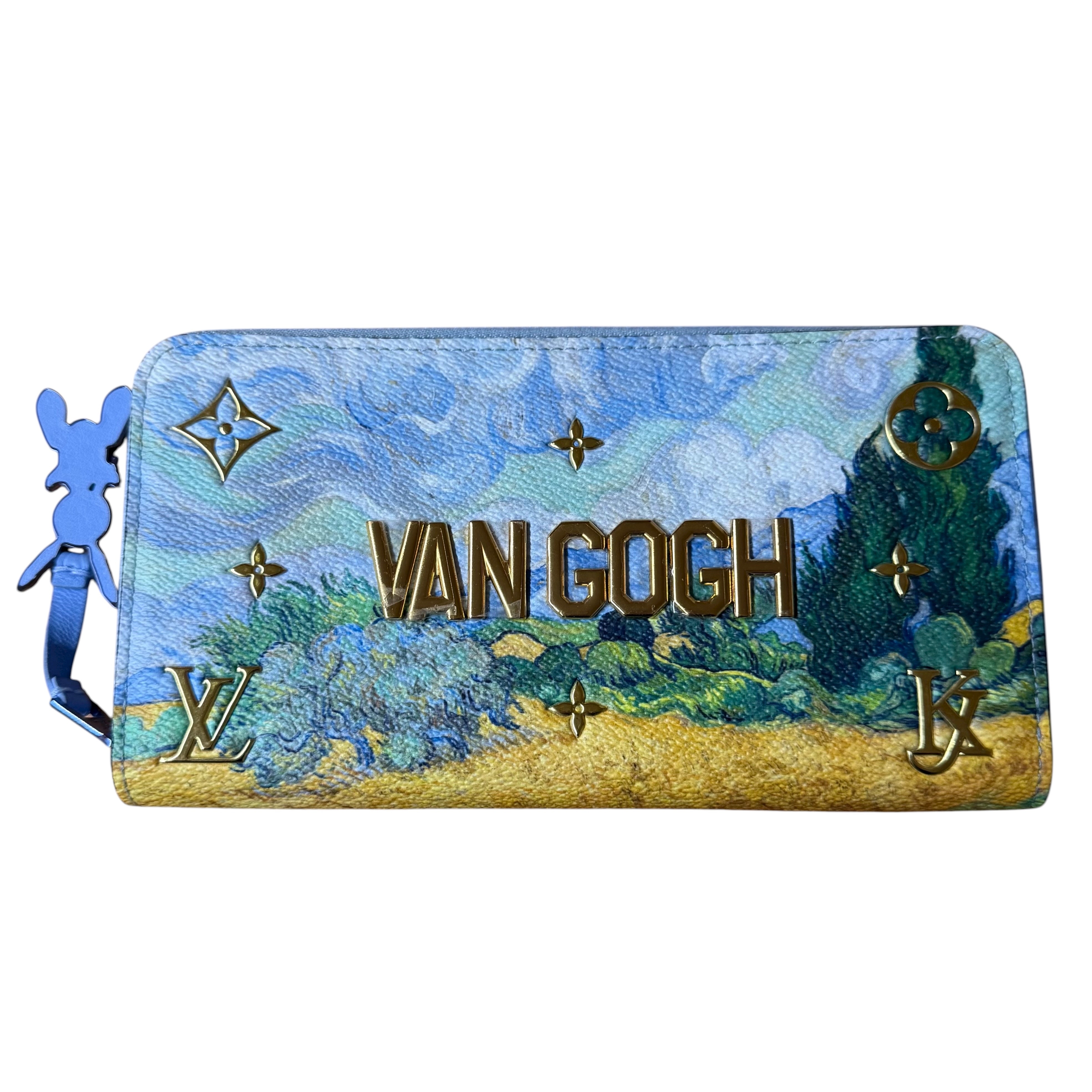 Louis Vuitton x Jeff Koons Zippy Wallet Van Gogh Monogram Celty Masters Collection