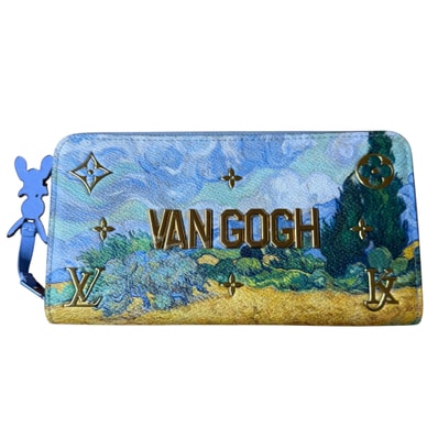 Louis Vuitton x Jeff Koons Zippy Wallet Van Gogh Monogram Celty Masters Collection