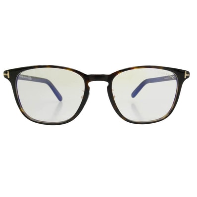 TOM FORD トムフォード TF5918-D-B 日本企画モデル ブルーライトカット アジアンフィット ウェリントンタイプ ブルーライトカットレンズ アイウェア メガネ ブラウン系 52□18 145【極上美品】【中古】