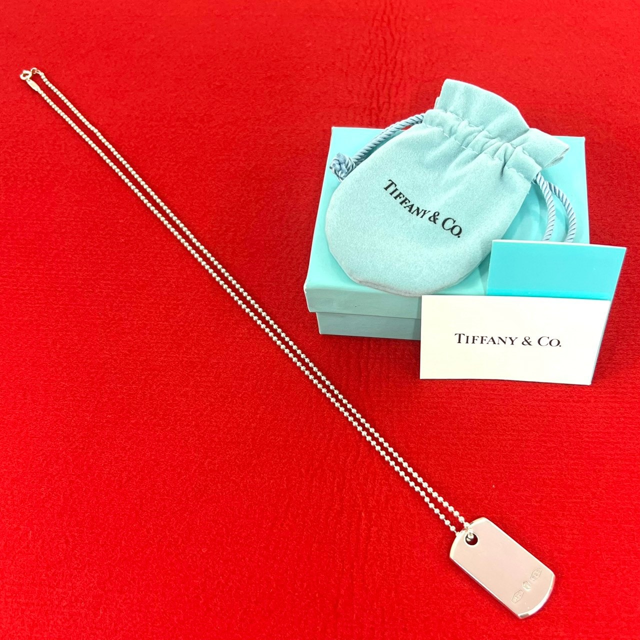 TIFFANY&Co. ティファニー メイカーズ ID ネックレス シルバー925 ネックレス シルバー
 96893