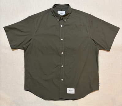 Wtaps BD 02 / SS / Poly. Oxford. Coolmax "Olive Drab"