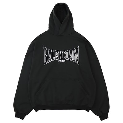 【極美品】BALENCIAGA バレンシアガ ロゴ プリント スウェット サイズ XS メンズ レディース ユニセックス コットン100% プルオーバー トレーナー トップス チャコール ポルトガル製