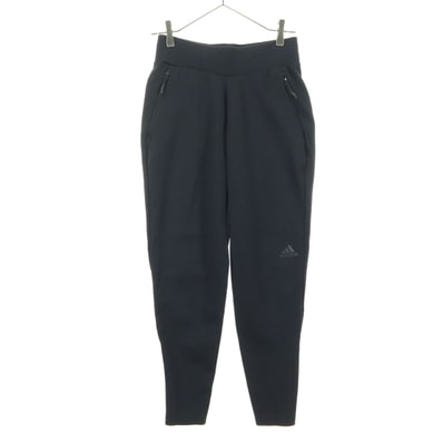 adidas アディダス トレーニング スウェットパンツ M ブラック 裾ファスナー