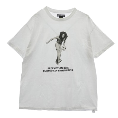 WACKO MARIA ワコマリア Tシャツ ONE LOVE ボブマーリー 半袖 Tシャツ カットソー ホワイト系 XXL【中古】