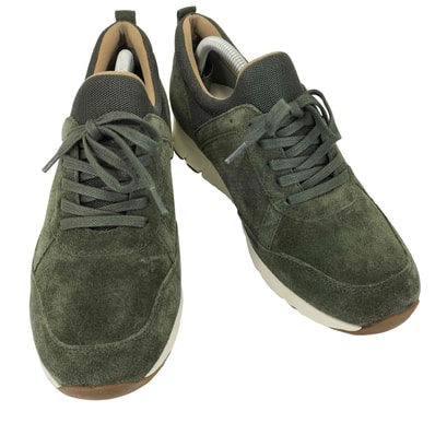 acurez やわらかい牛革使用で大人のおでかけに「レザースニーカー」【1142185785217】