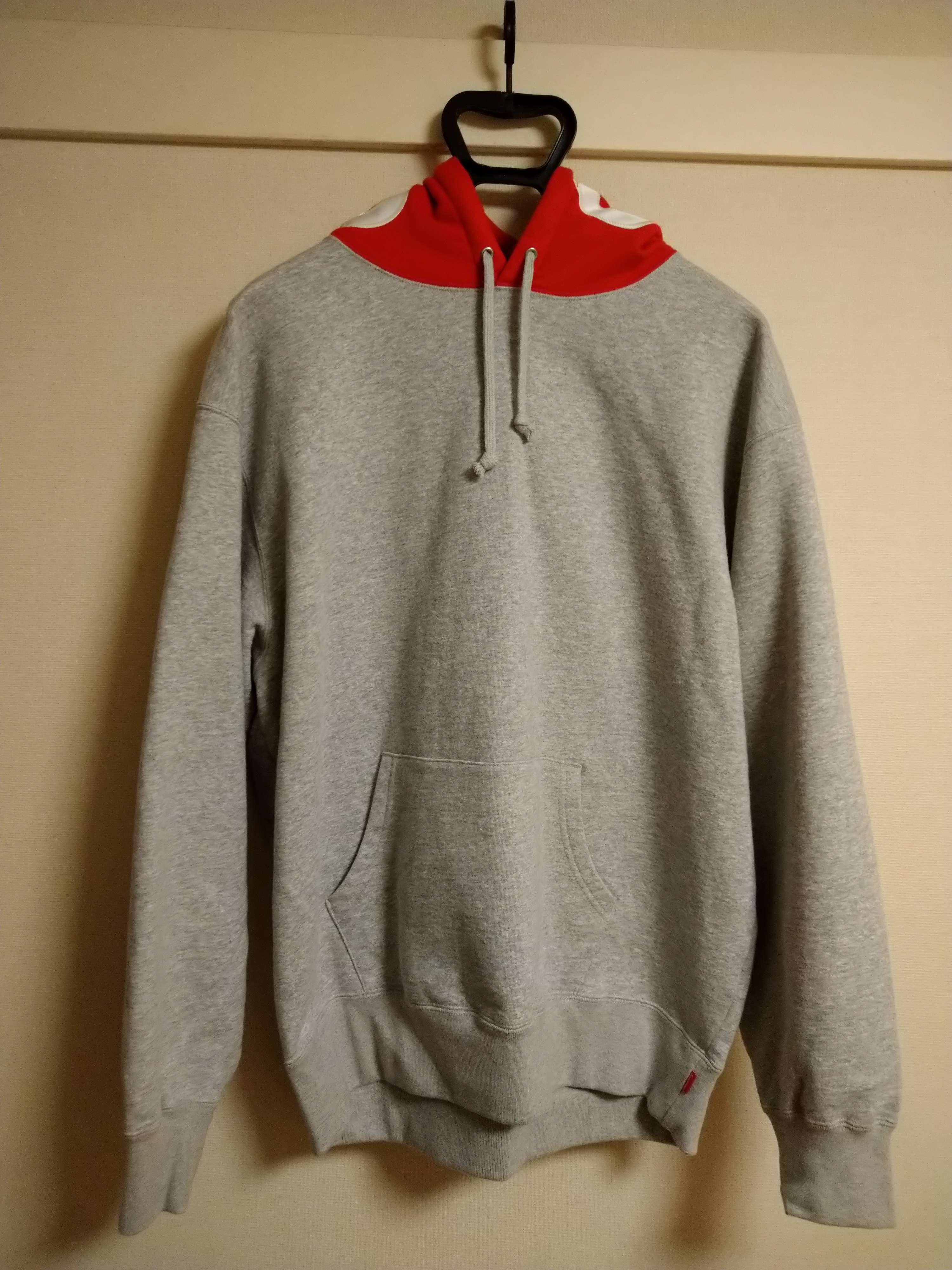Supreme Contrast Hooded Sweatshirt "Grey"