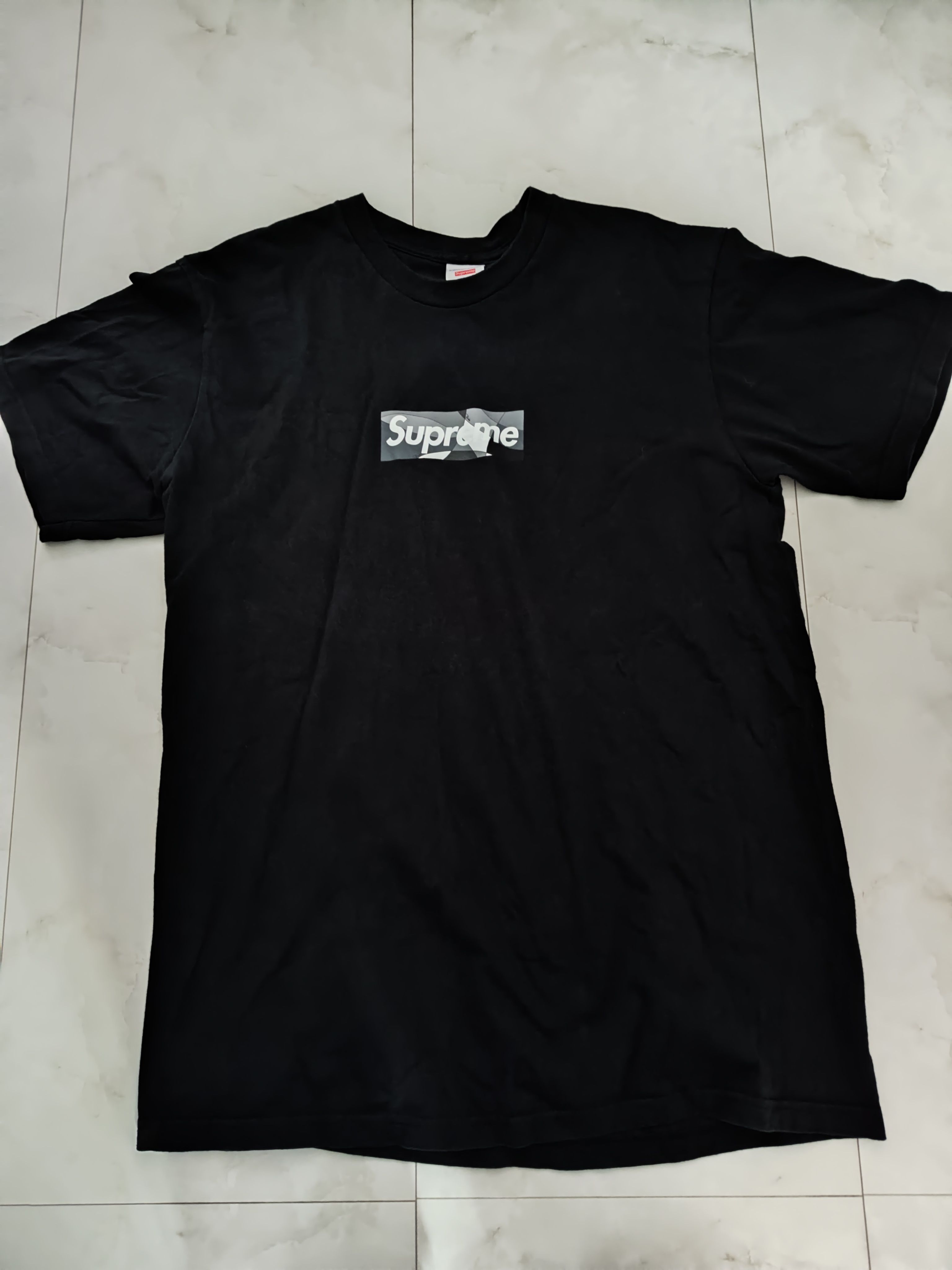 Supreme / Emilio Pucci® Box Logo Tee "Black/Black"