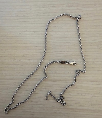 Chrome Hearts Roll Chain Necklace "Silver"