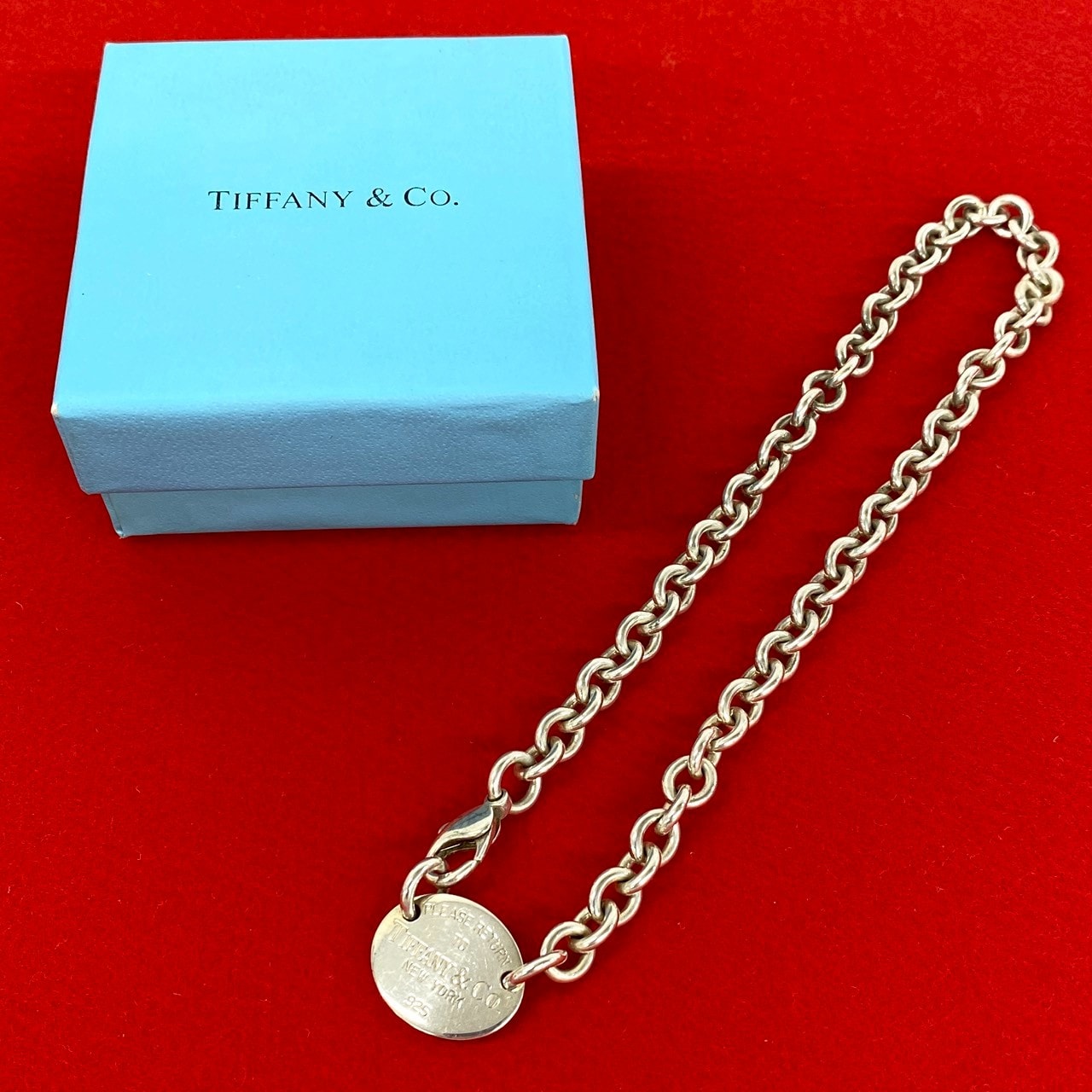 TIFFANY&Co. ティファニー リターントゥ オーバル ネックレス シルバー925 ネックレス シルバー
 2921d