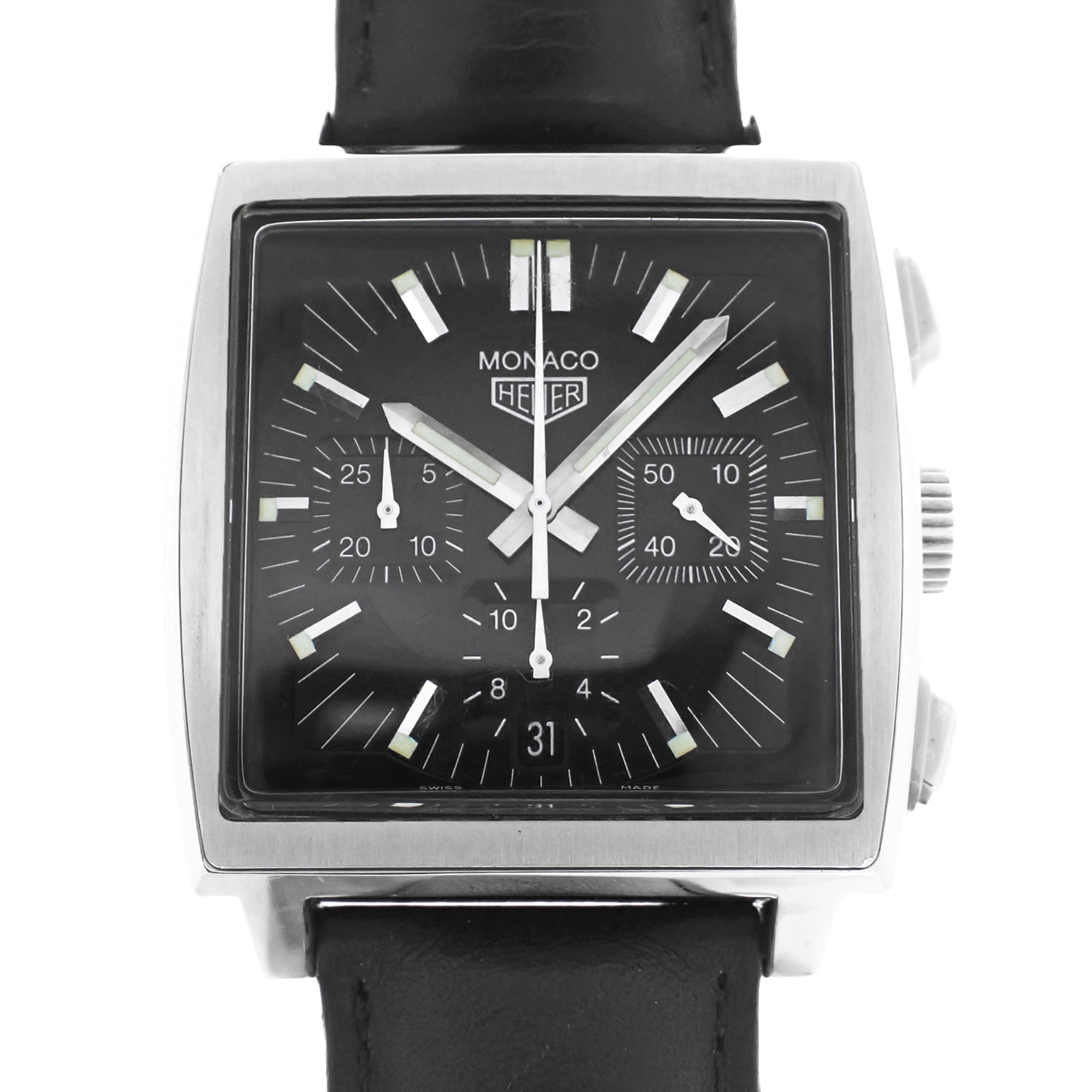 TAG HEUER タグホイヤー モナコ クロノグラフ CS2111 メンズ 腕時計
