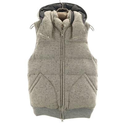 WHITE MOUNTAINEERING ホワイトマウンテニアリング 2010AW ダウンベスト S グレー