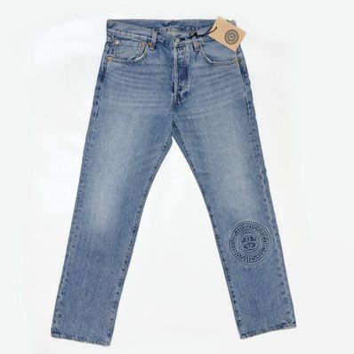 Stussy × LEVI'S Embossed 501 "Denim" A52180000