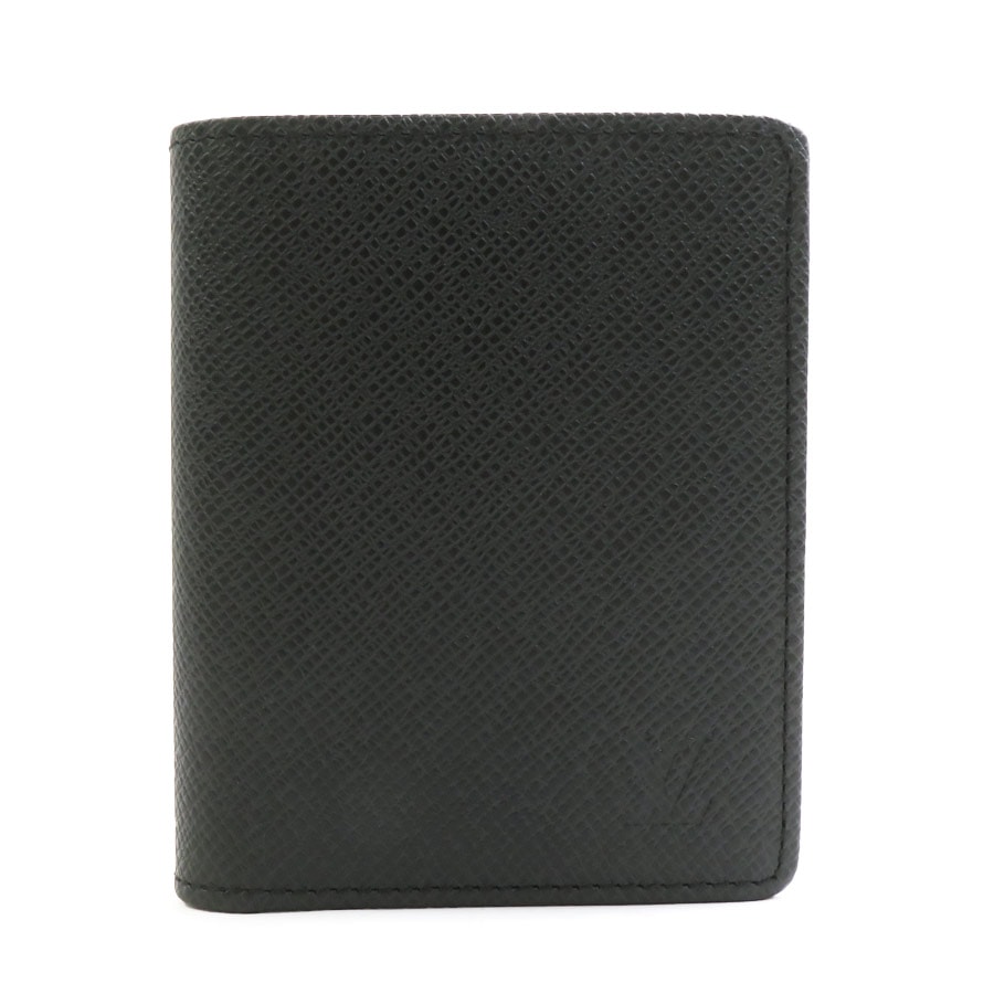 ルイ ヴィトン LOUIS VUITTON 二つ折り財布 タイガ ポルトフォイユ マジェラン タイガ ブラック メンズ M30552【中古】 e62187r