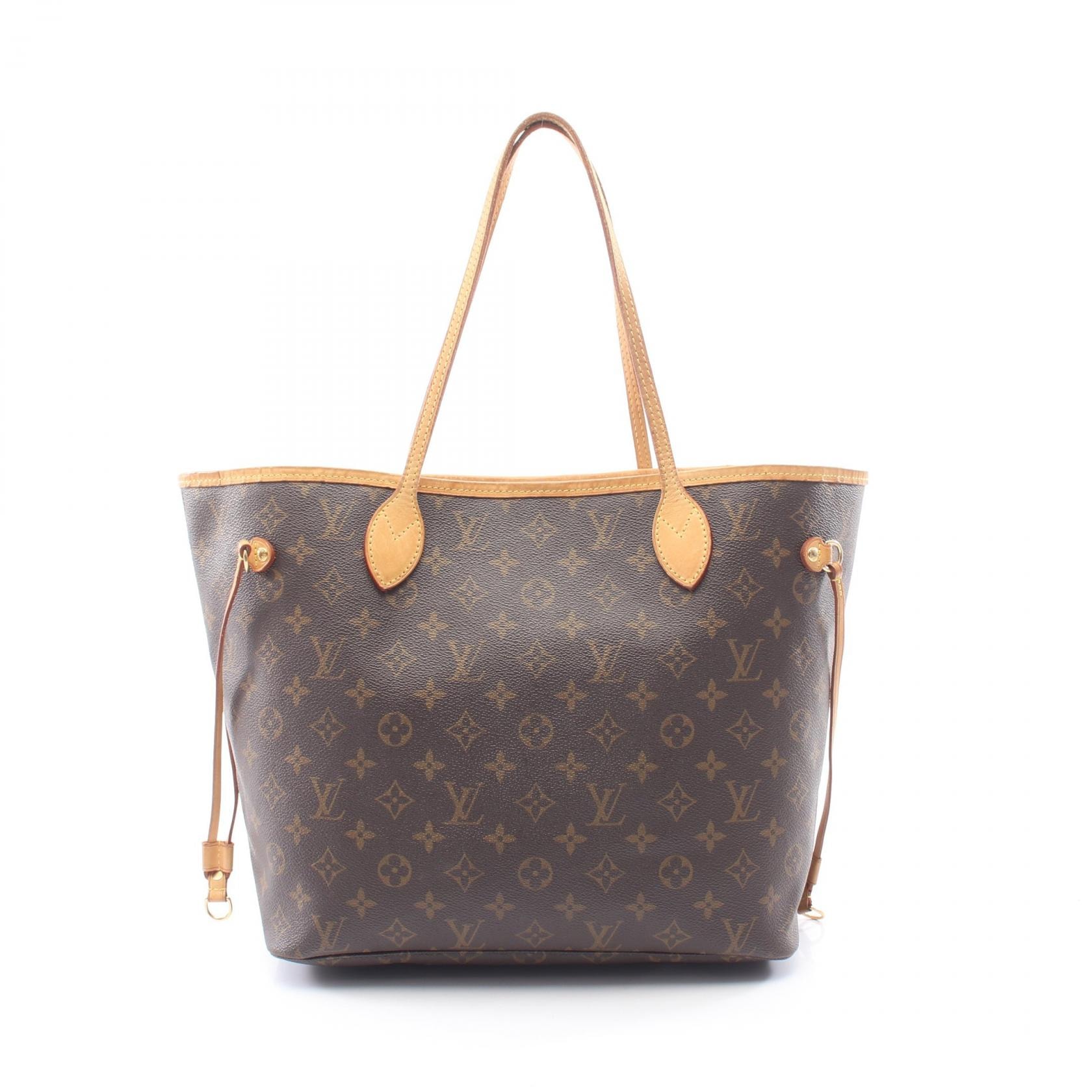 ルイ・ヴィトン LOUIS VUITTON ネヴァーフルMM モノグラム トートバッグ バッグ PVCコーティングキャンバス レザー レディース ブラウン系 M40156 【中古】