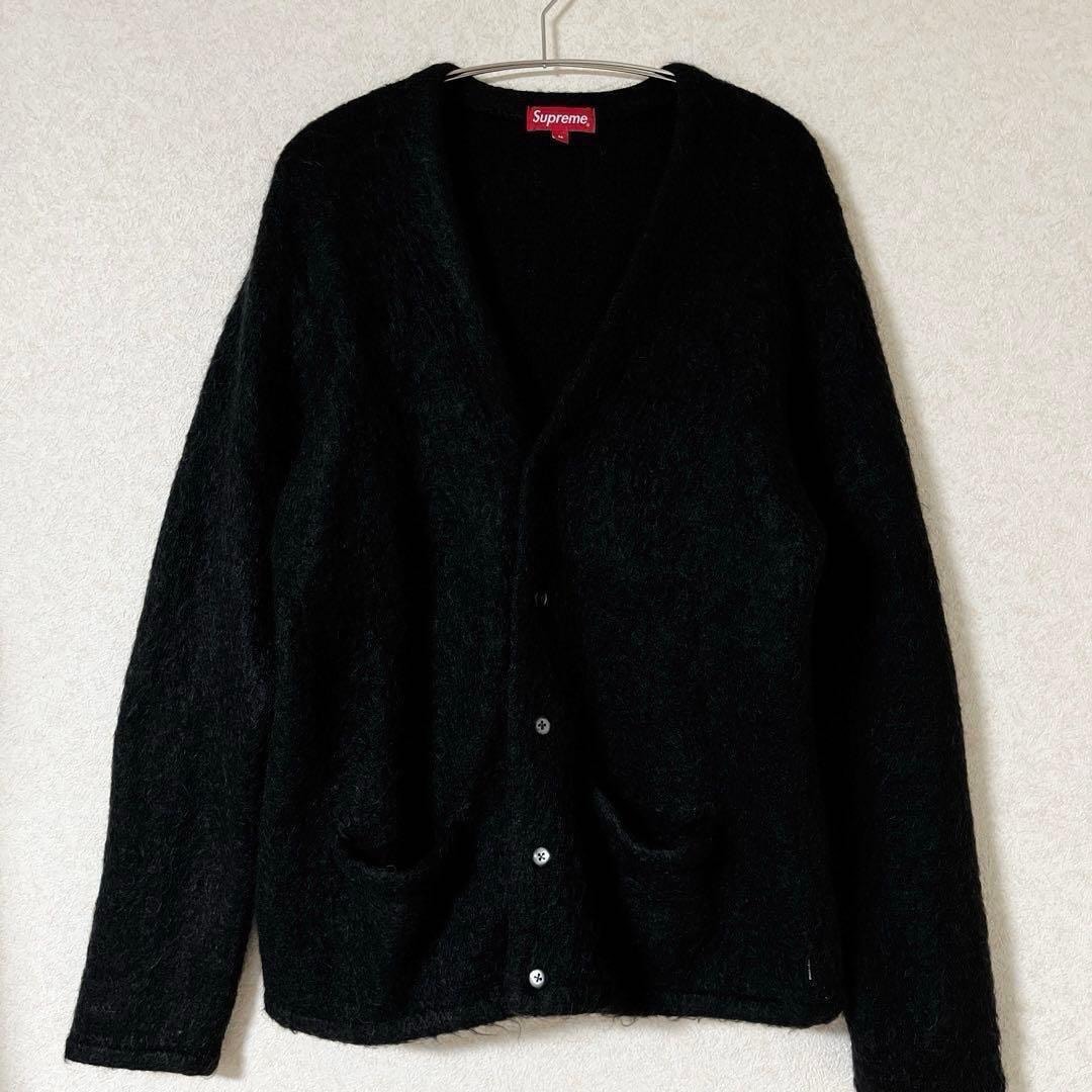 B (目立った傷や汚れなし)】Supreme Heather Mohair Cardigan 15FW Mの