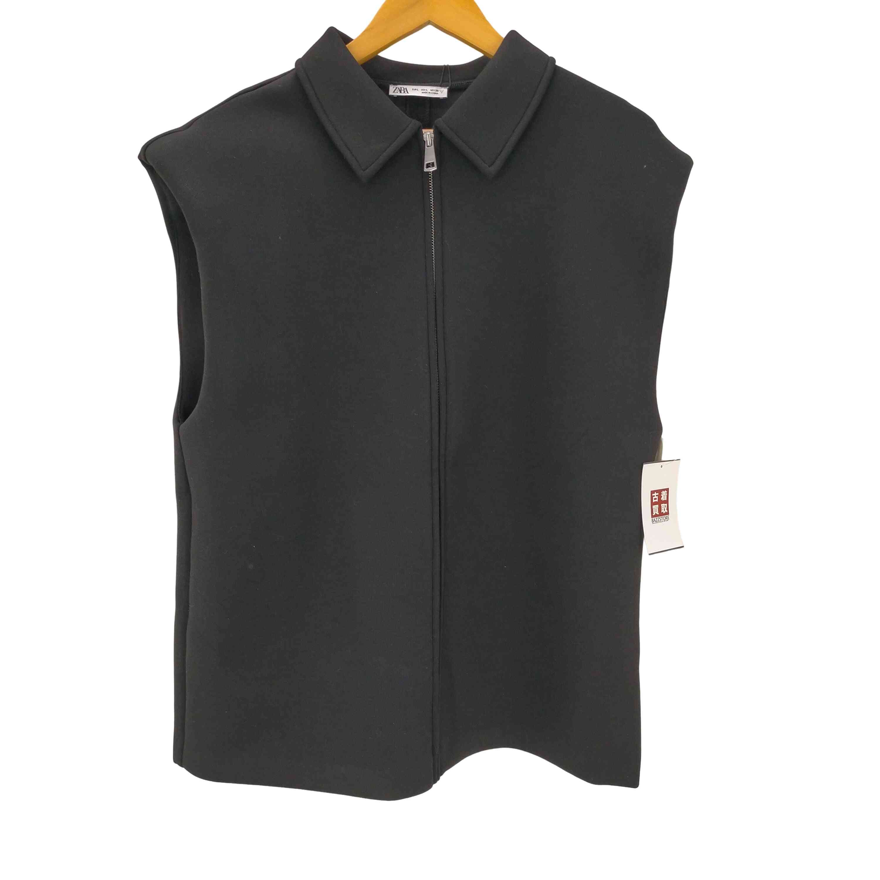 Zippered Shoulder Pad Vest ショルダーパッド ジップ ベスト【1142253963394】