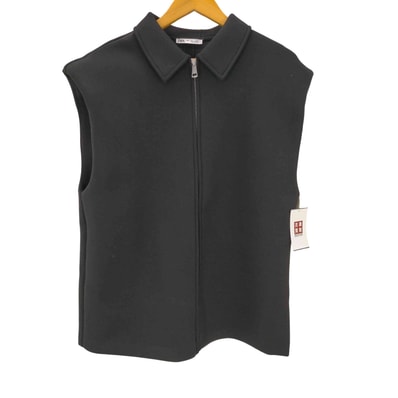 Zippered Shoulder Pad Vest ショルダーパッド ジップ ベスト【1142253963394】