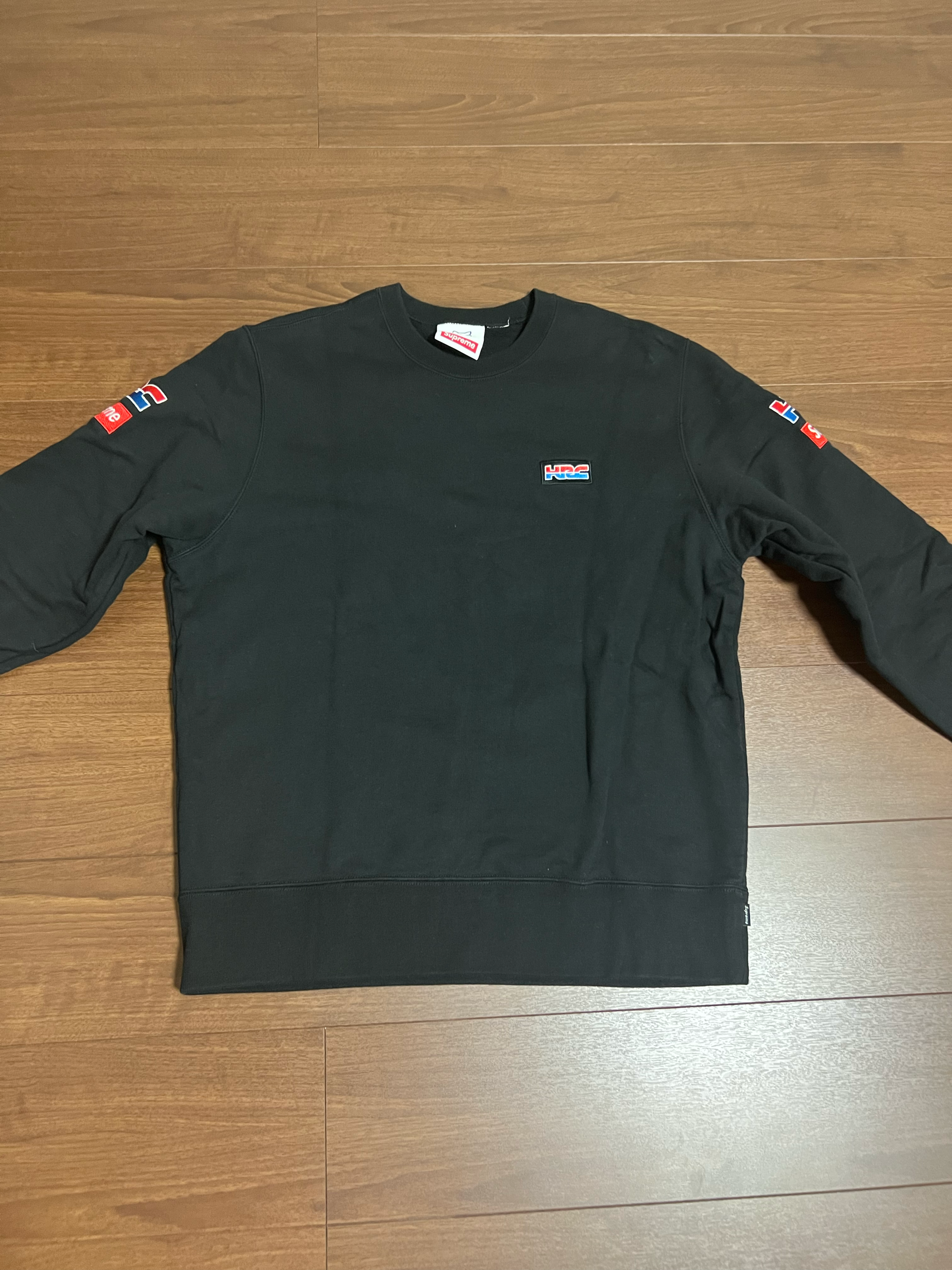 Supreme x Honda x Fox Racing Crewneck "Black"