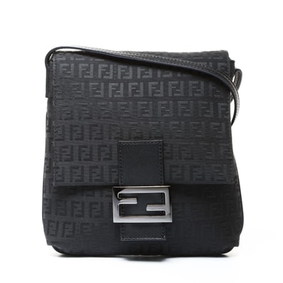 フェンディ FENDI マンマ バケット キャンバス ショルダーバッグ【中古】