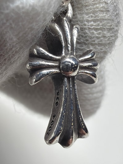 Chrome Hearts Cross Baby Fat Charm "Silver"