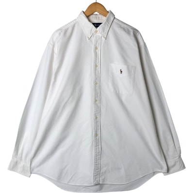 古着 ラルフローレン Ralph Lauren TILDEN 長袖 ボタンダウンシャツ メンズXL相当/eaa543539