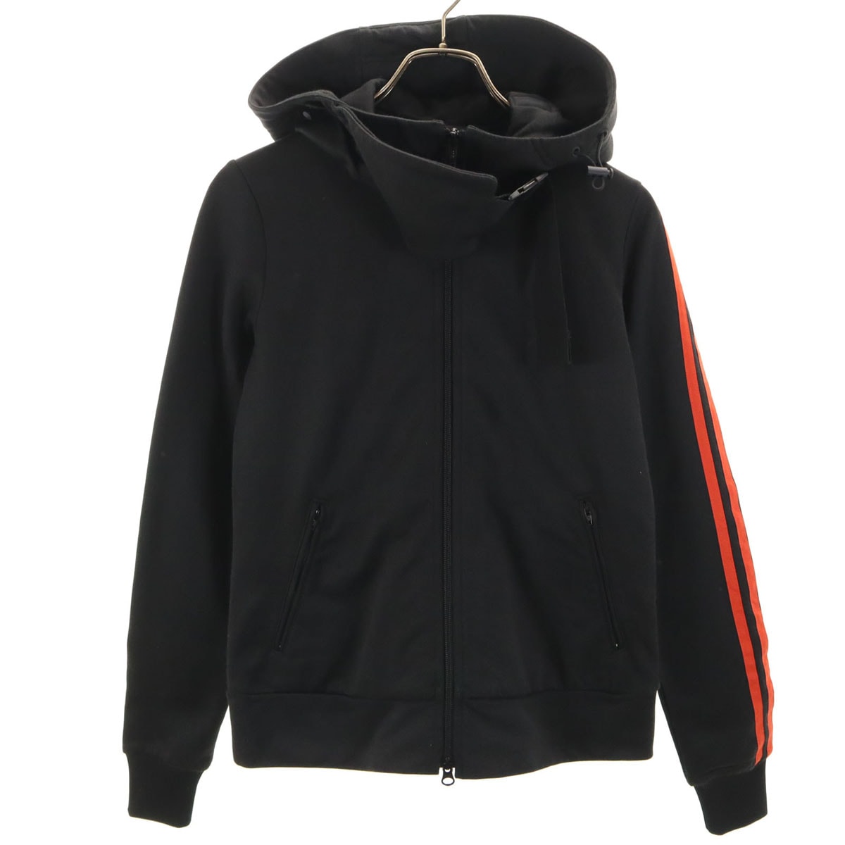 Y-3 ワイスリー adidas アディダス コラボ 長袖 ジップパーカー S ブラック ヨウジヤマモト 裏フリース