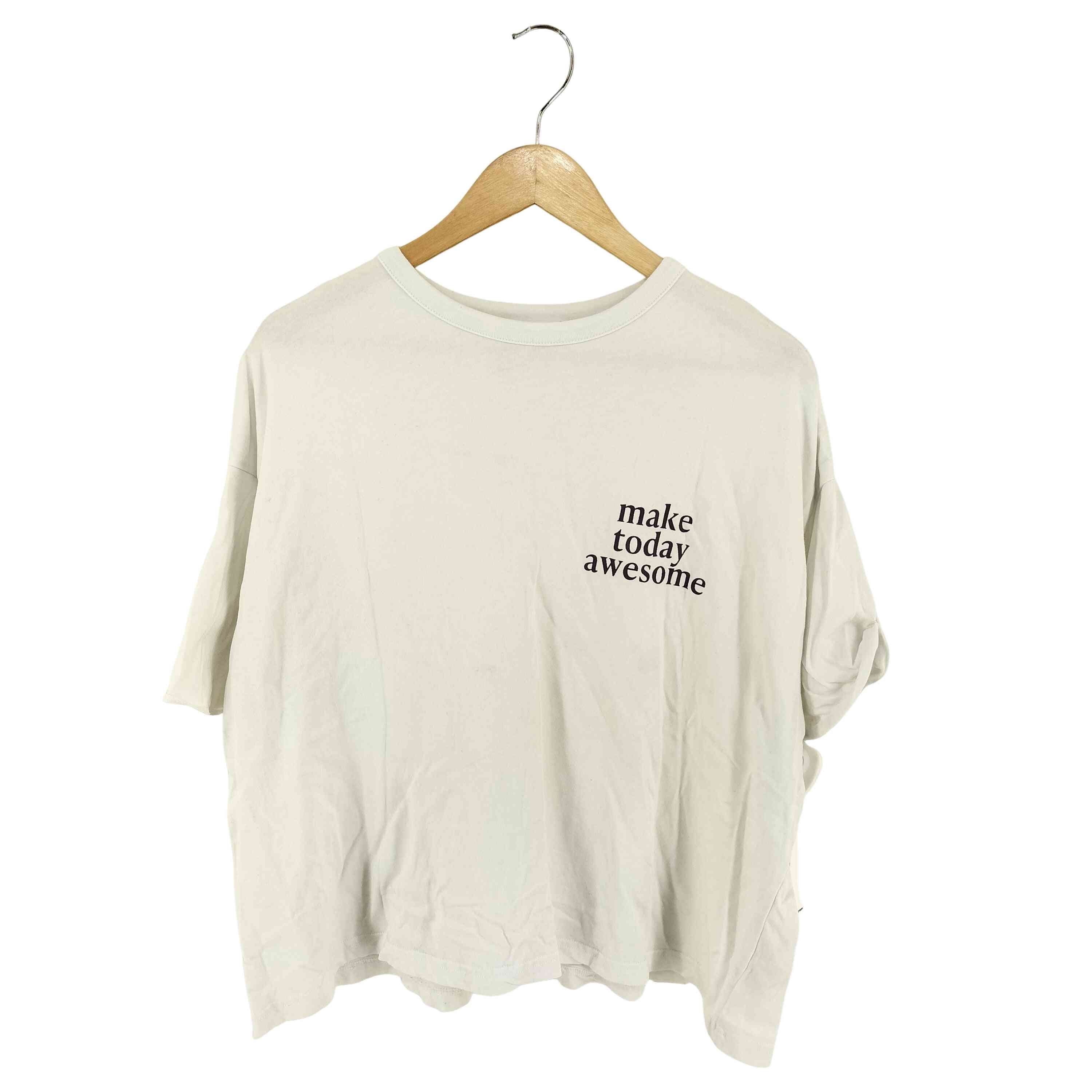 短丈ワイドグラフィックTシャツ【1137349999371】