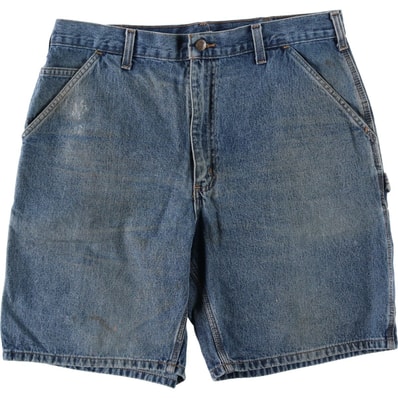 古着 カーハート Carhartt デニムペインターショーツ ショートパンツ メンズw36相当/eaa637105