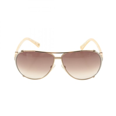 ディオール Dior CHICAGO サングラス 衣料品 GP レディース アイボリー系 / ブラウン系 【中古】